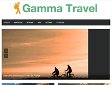 Tablet Screenshot of gamma-travel.fr